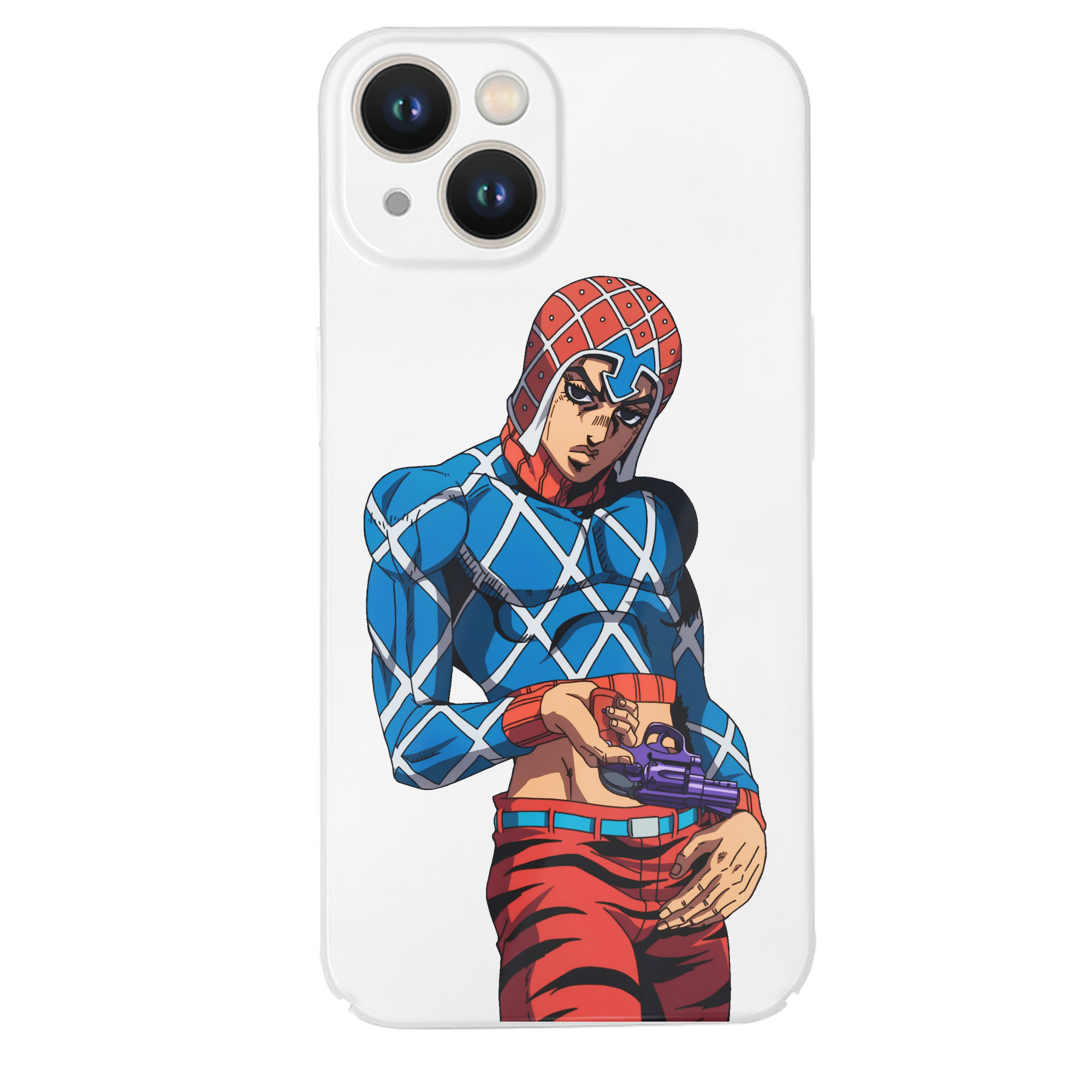 （画像用） ジョジョの奇妙な冒険 グイード?ミスタ JoJo's Bizarre Adventure Guido Mista 【iPhone 14シリーズ対応】ハードケース